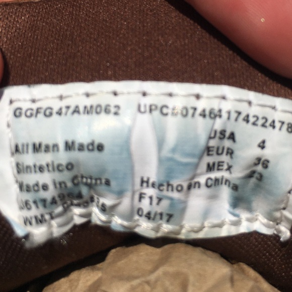 Combat Low Heel Lace up Zipper Boots. Womens 4 - Picture 9 of 11